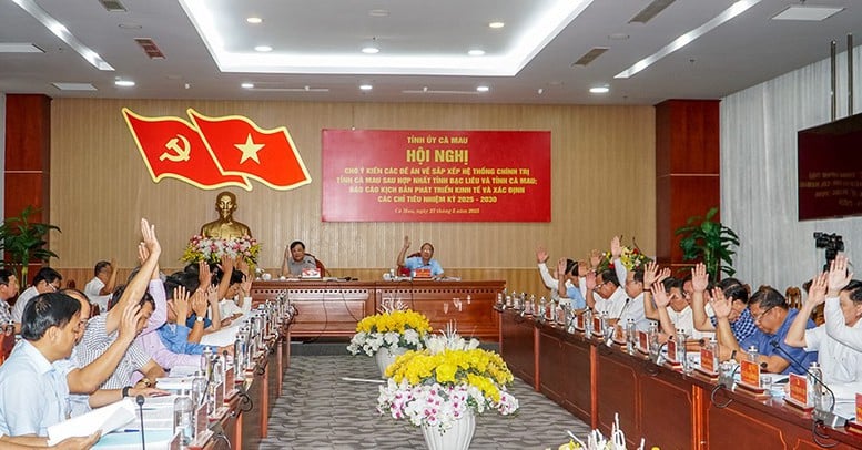 Cà Mau và Bạc Liêu thống nhất kịch bản tăng trưởng 2 con số sau hợp nhất- Ảnh 1.