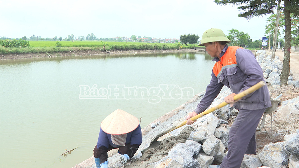 Ao, hồ tại xã Cẩm Ninh được giữ gìn, bảo vệ