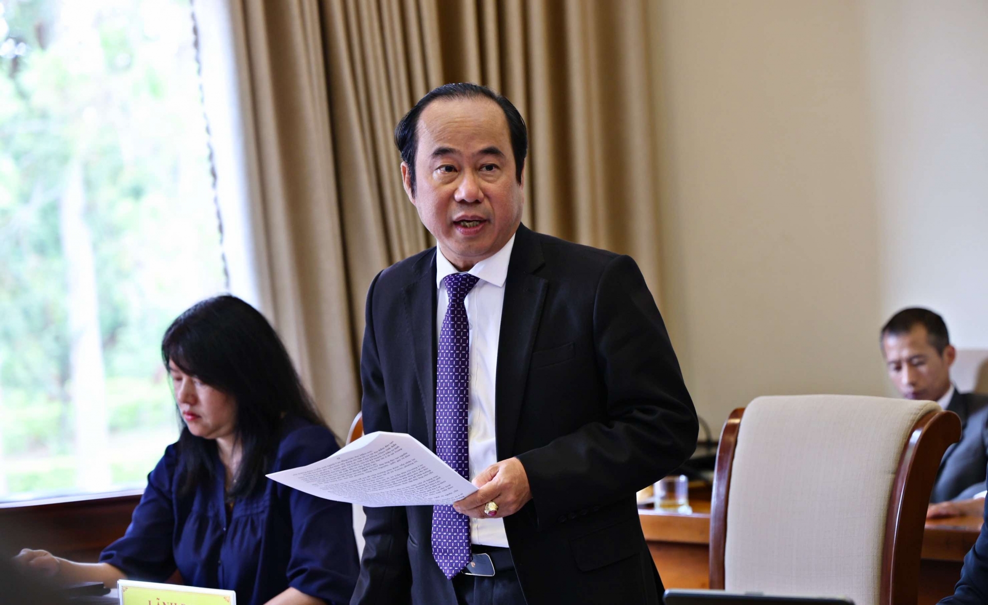 Der stellvertretende Direktor des Ministeriums für Kultur, Sport und Tourismus, Su Thanh Hoai, sprach bei dem Treffen.