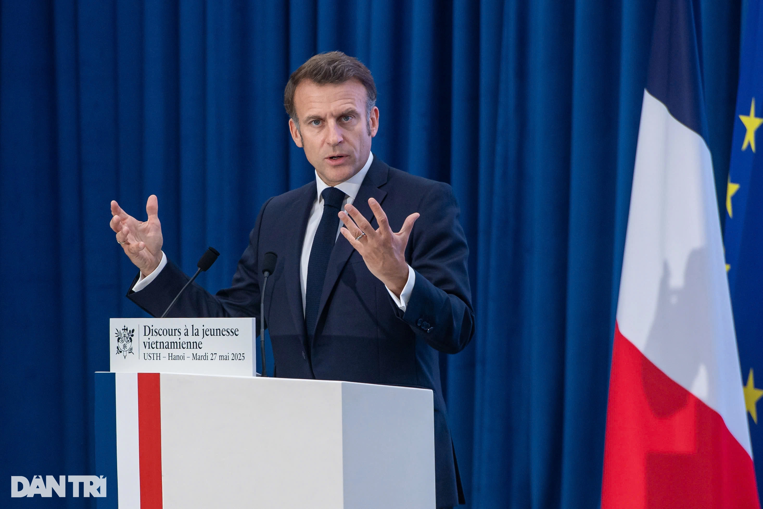 French President Emmanuel Macron: France wants to cooperate with Vietnam in the field of artificial intelligence