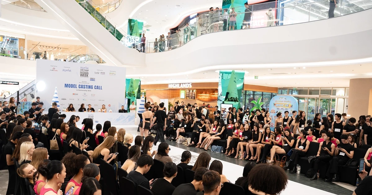 Mehr als 1.000 Models strömen zum Casting für die Vietnam International Fashion Week 2025