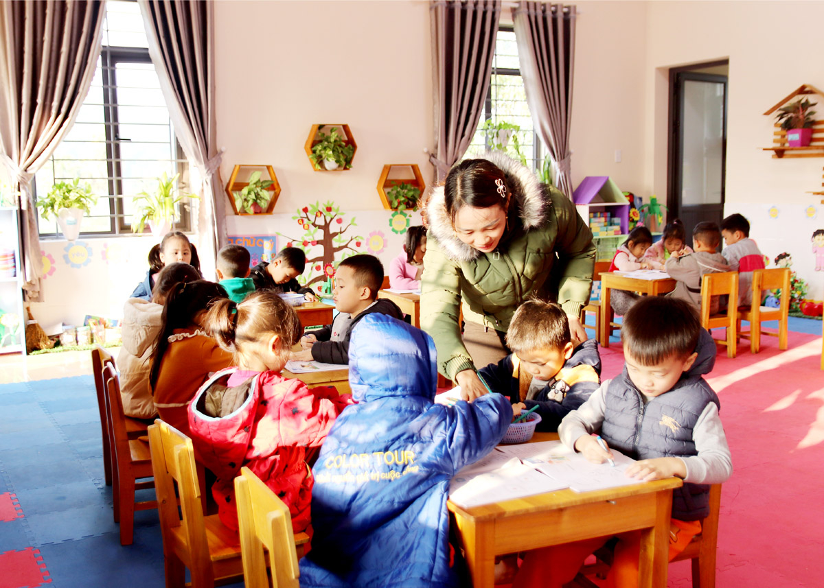 Đạt chuẩn quốc gia là nền tảng quan trọng để Trường Mầm non Đồng Tâm nâng cao chất lượng giáo dục.