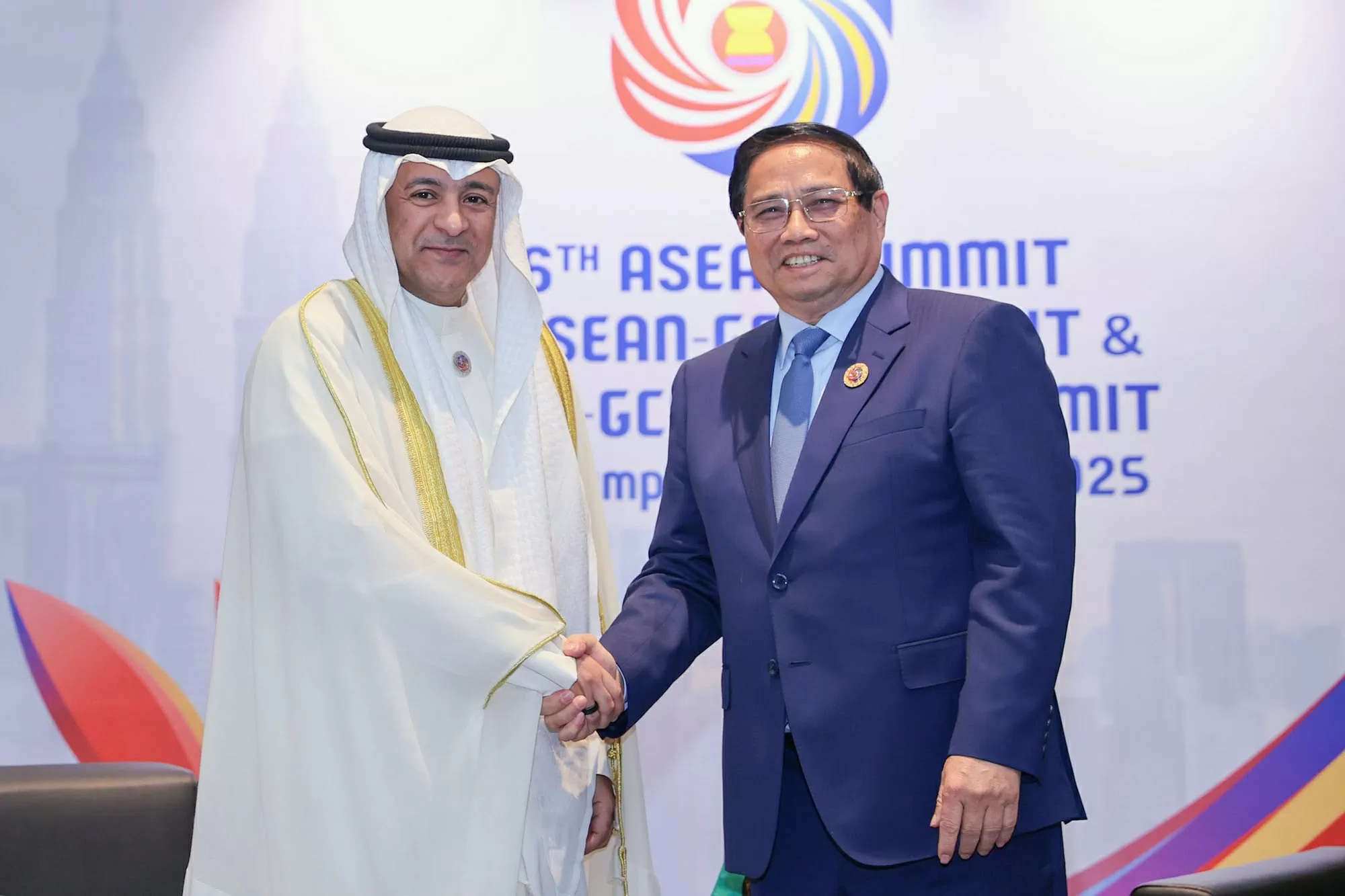 Thủ tướng Chính phủ Phạm Minh Chính gặp Tổng Thư ký Hội đồng hợp tác vùng Vịnh GCC