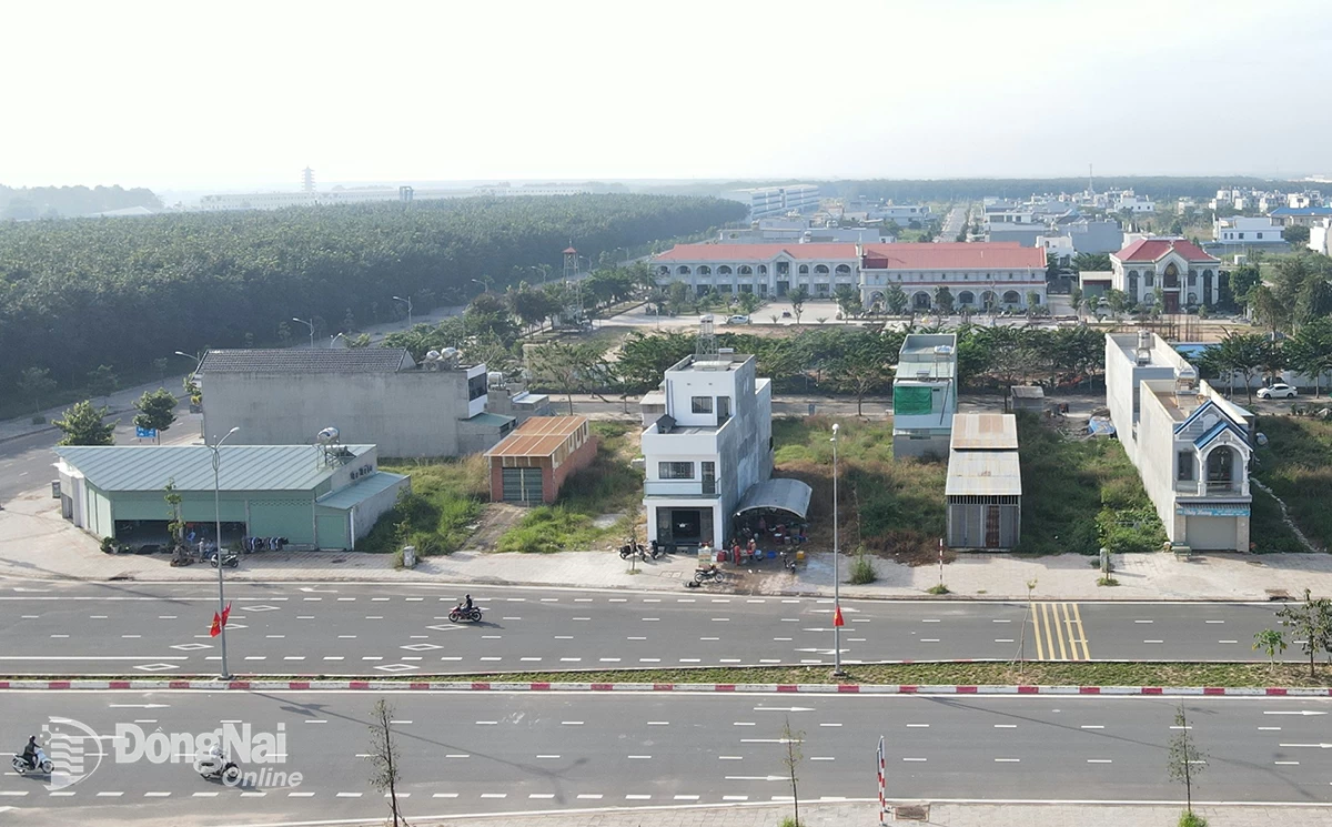 Một góc khu tái định cư Lộc An - Bình Sơn phục vụ Dự án Cảng hàng không quốc tế Long Thành. Ảnh:B.Nguyên
