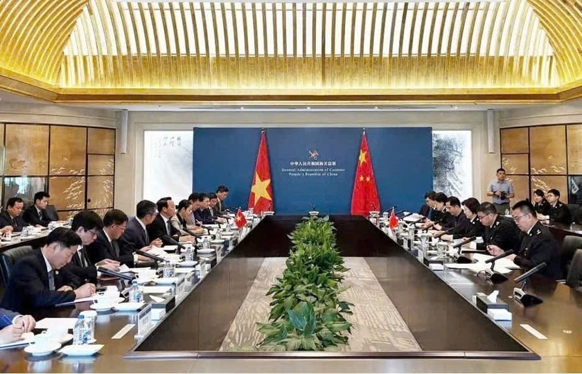 Bộ NN&MT hội đàm các vấn đề về nông sản với Tổng cục Hải quan Trung Quốc. Ảnh: ICD.