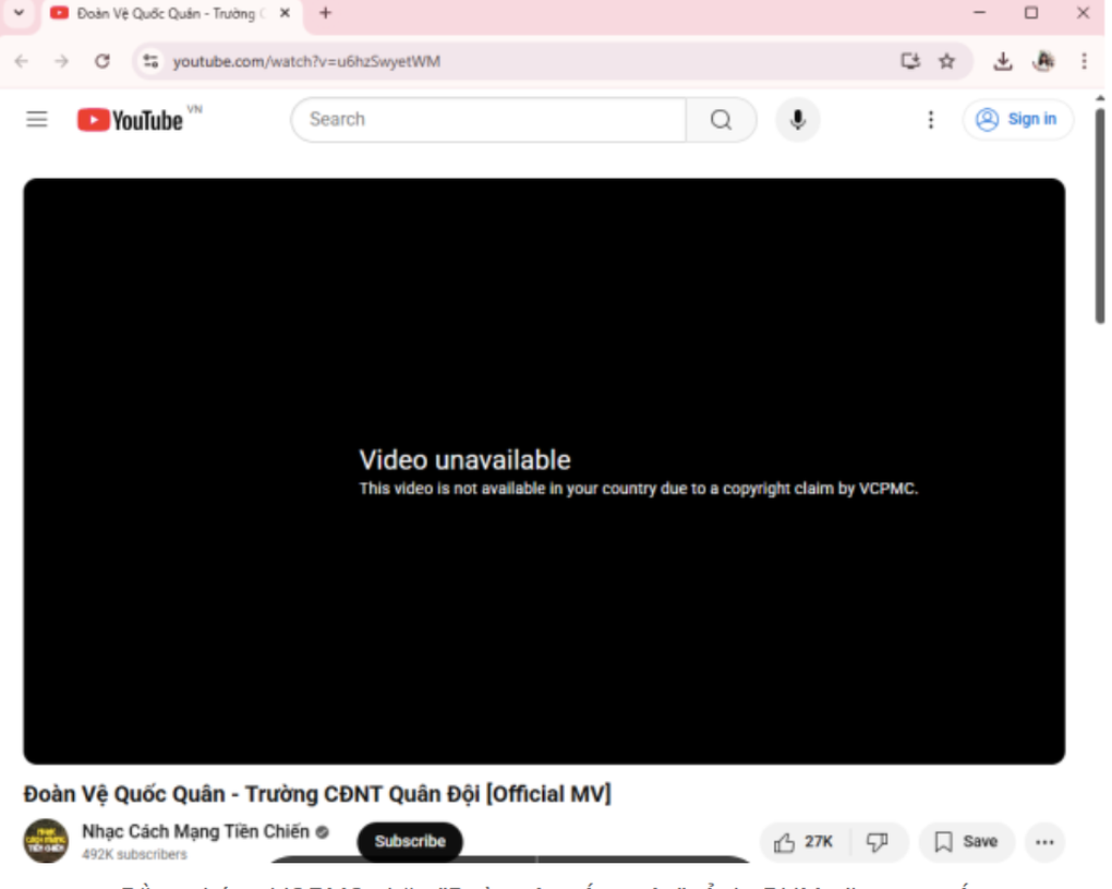 Diễn biến mới tranh cãi thu tiền tác quyền ca khúc cách mạng trên YouTube - 1