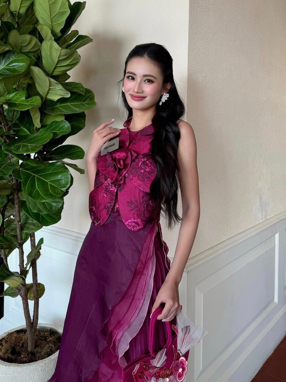 Miss World 2025: Loạt trang phục đậm tinh thần văn hóa Việt của Hoa hậu Ý Nhi - Ảnh 14.
