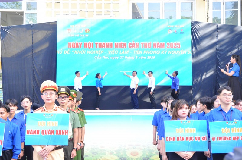 Đề cao khát vọng “Khởi nghiệp - Việc làm - Tiên phong kỷ nguyên số” tại Ngày hội Thanh niên Cần Thơ 2025