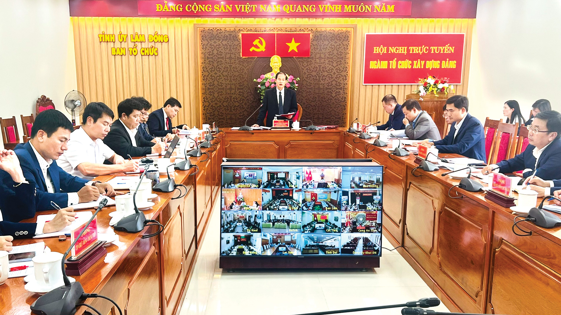Trưởng Ban Tổ chức Tỉnh ủy quán triệt một số nội dung về công tác tổ chức, nhân sự tại Hội nghị ngành Tổ chức xây dựng Đảng tỉnh