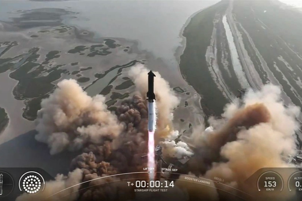 Tàu Starship phóng thất bại, phát nổ trong không gian - 1