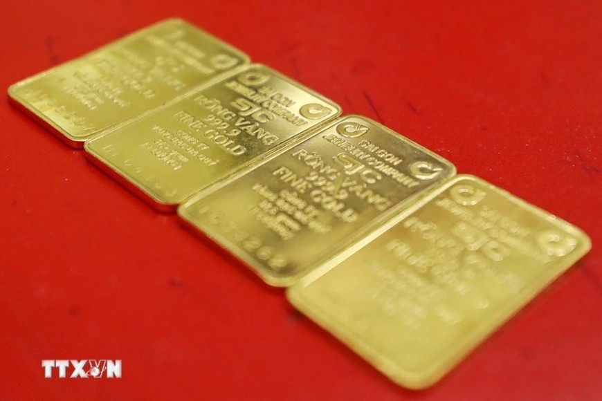Prix ​​de l'or aujourd'hui (après-midi du 28 mai) : Négociation autour du seuil de plus de 118 millions de VND/tael à la vente. Photo d'illustration : VNA