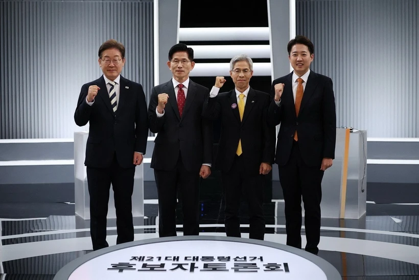 한국 대선: 4명의 후보 마지막 토론회