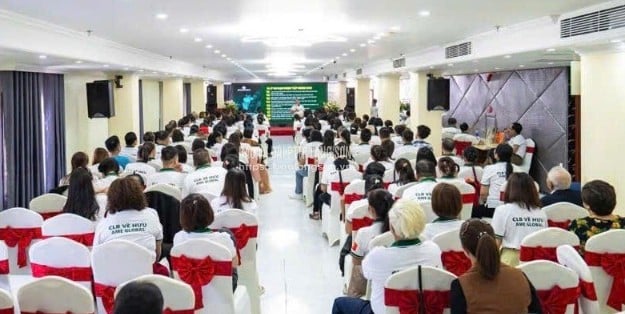 تنظم شركة Ame Global بانتظام ندوات للتعريف بالمنتجات والسياسات المالية في العديد من المحافظات والمدن في جميع أنحاء البلاد (الصورة: مقدمة من الأمن العام)