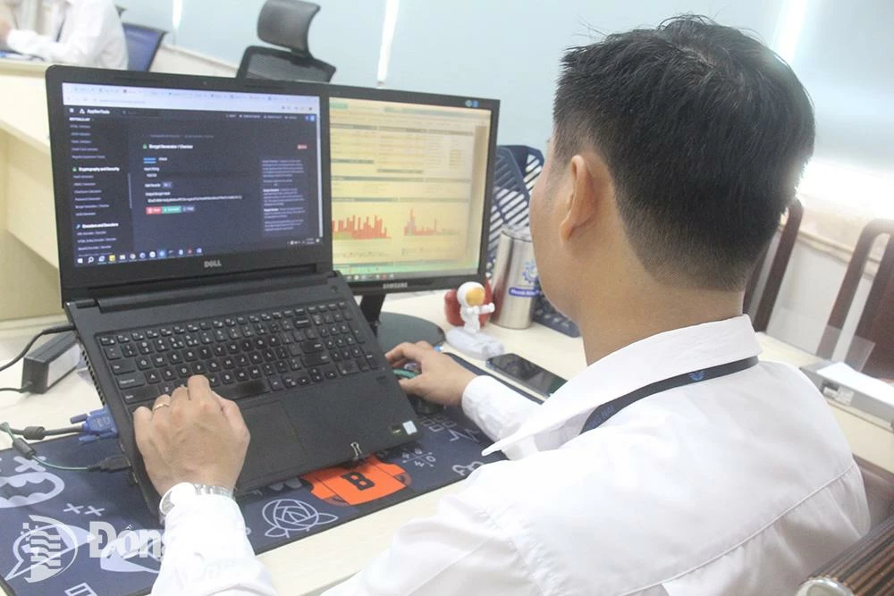 A system information security drill program at the Department of Science and Technology in 2024. Illustration photo: Lam Phuong