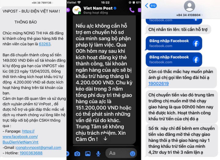 Cảnh báo khẩn: lừa đảo mạo danh Bưu điện Việt Nam kích hoạt “thẻ hội viên” nhằm chiếm đoạt tài sản  - Ảnh 2.