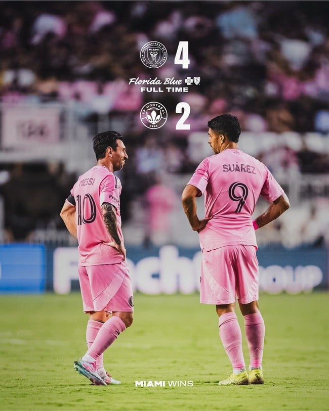 Messi, Suarez cùng lập cú đúp, Inter Miami đánh bại Montreal đầy thuyết phục- Ảnh 1.