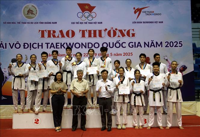 Giải vô địch Taekwondo quốc gia năm 2025: Thành phố Hồ Chí Minh giành giải Nhất toàn đoàn - Ảnh 2.