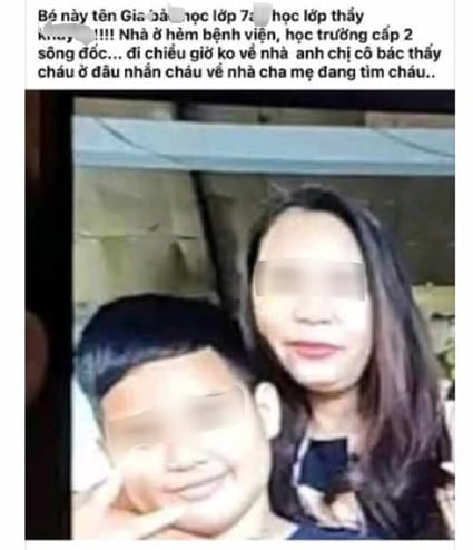 Một học sinh mất tích sau khi tâm sự về việc bị điểm thấp - Ảnh 1.