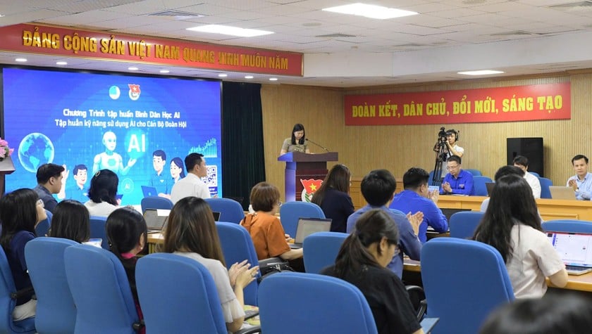 Quang cảnh chương trình tập huấn (Ảnh: Đ.Hải)