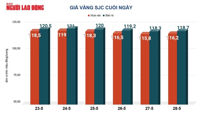 Giá vàng hôm nay, 29-5: Lao dốc mạnh- Ảnh 2.