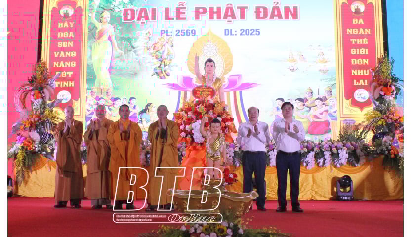 Ban Trị sự Giáo hội Phật giáo tỉnh tổ chức đại lễ Phật đản, Phật lịch 2569 tại chùa Thánh Long