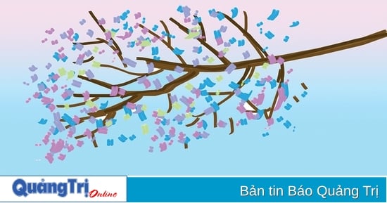 Bằng lăng phủ tím màu thời gian