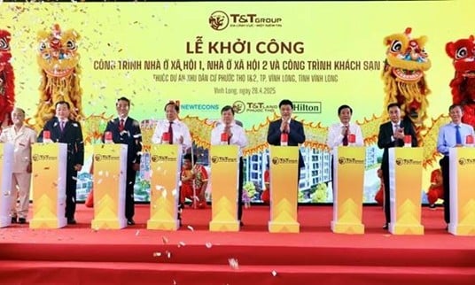 T&T Group khởi công xây dựng 2 công trình nhà ở xã hội tại Vĩnh Long - Báo và Đài Phát thanh Truyền hình Lạng Sơn