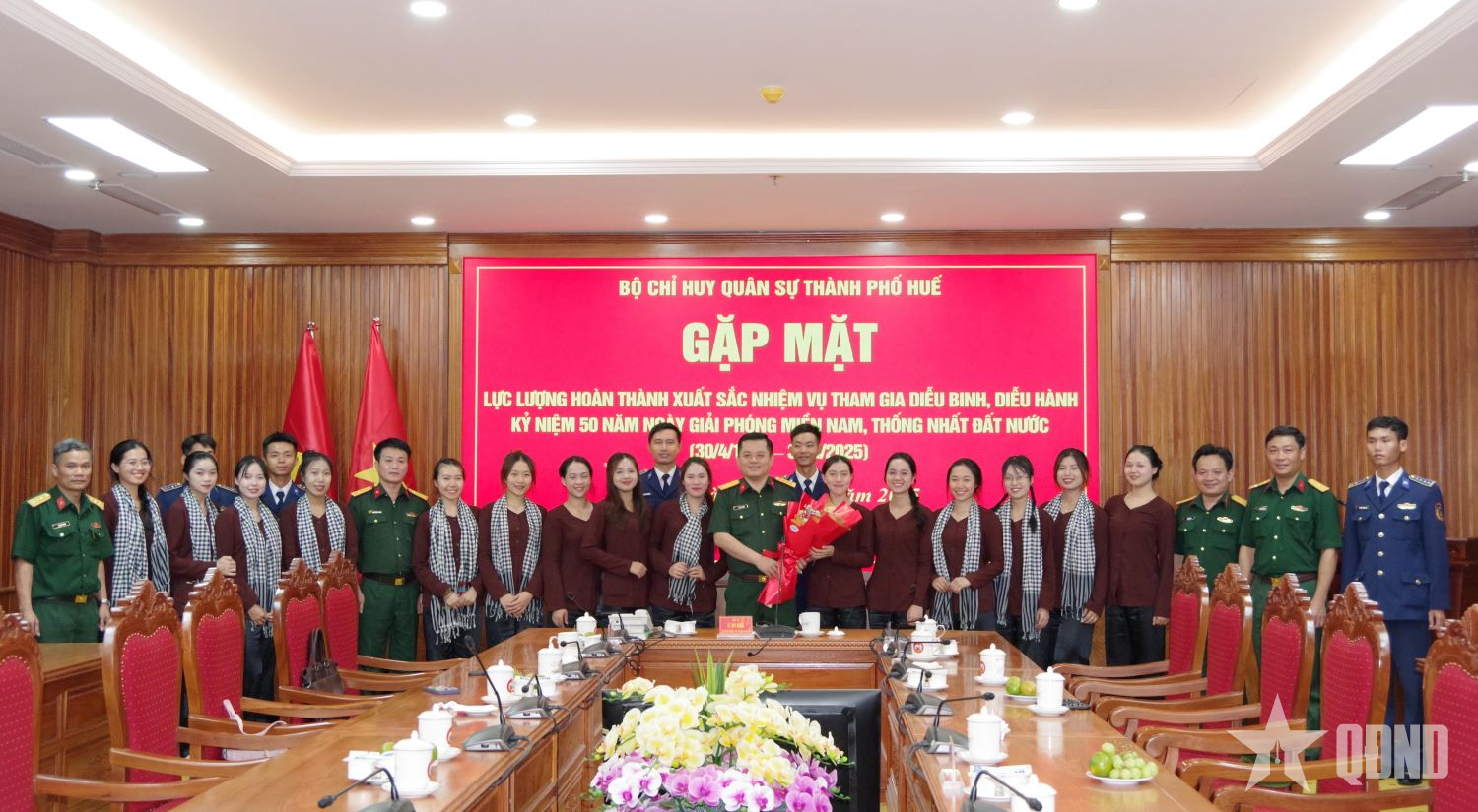 Thành phố Huế: Gặp mặt lực lượng hoàn thành xuất sắc nhiệm vụ tham gia diễu binh, diễu hành