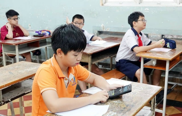 Tỷ lệ chọi lớp 6 Trường Trần Đại Nghĩa cao hơn năm trước- Ảnh 1.