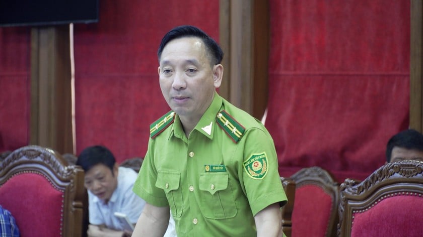 Đại diện các ngành phát biểu tại cuộc họp