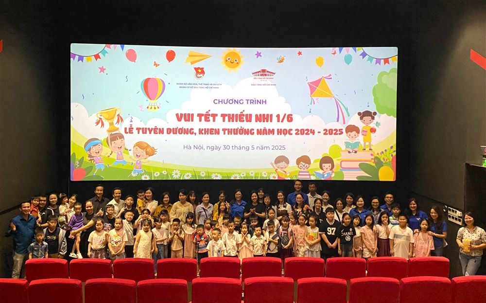 Bảo tàng Hồ Chí Minh tổ chức chương trình Vui Tết Thiếu nhi 1/6 và Lễ Tuyên dương, Khen thưởng năm học 2024-2025