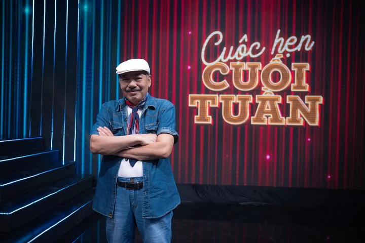 Nhạc sĩ Trần Tiến trong chương trình "Cuộc hẹn cuối tuần".