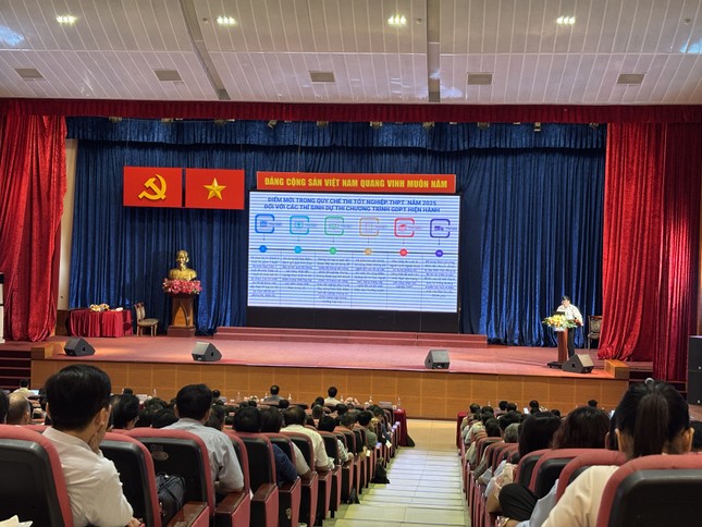 Thi tốt nghiệp THPT 2025: Thanh tra nghiêm túc nhưng phải thân thiện ảnh 1