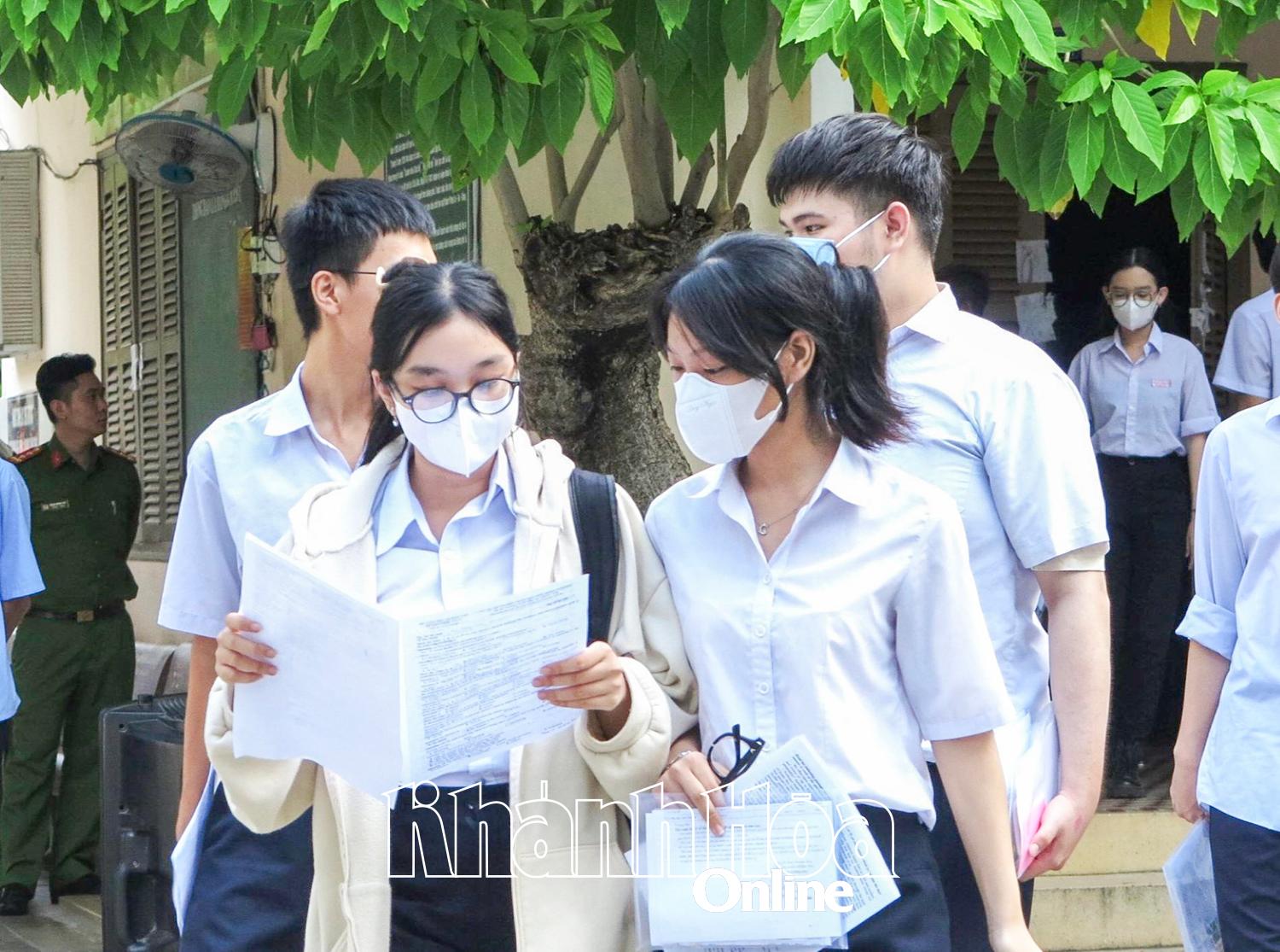 Thí sinh tham dự Kỳ thi tốt nghiệp THPT năm 2024.