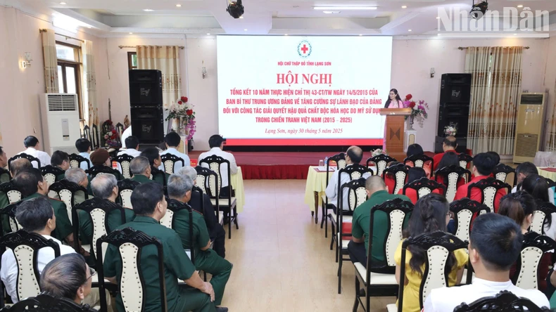 Lạng Sơn: Chung tay xoa dịu nỗi đau da cam ảnh 2