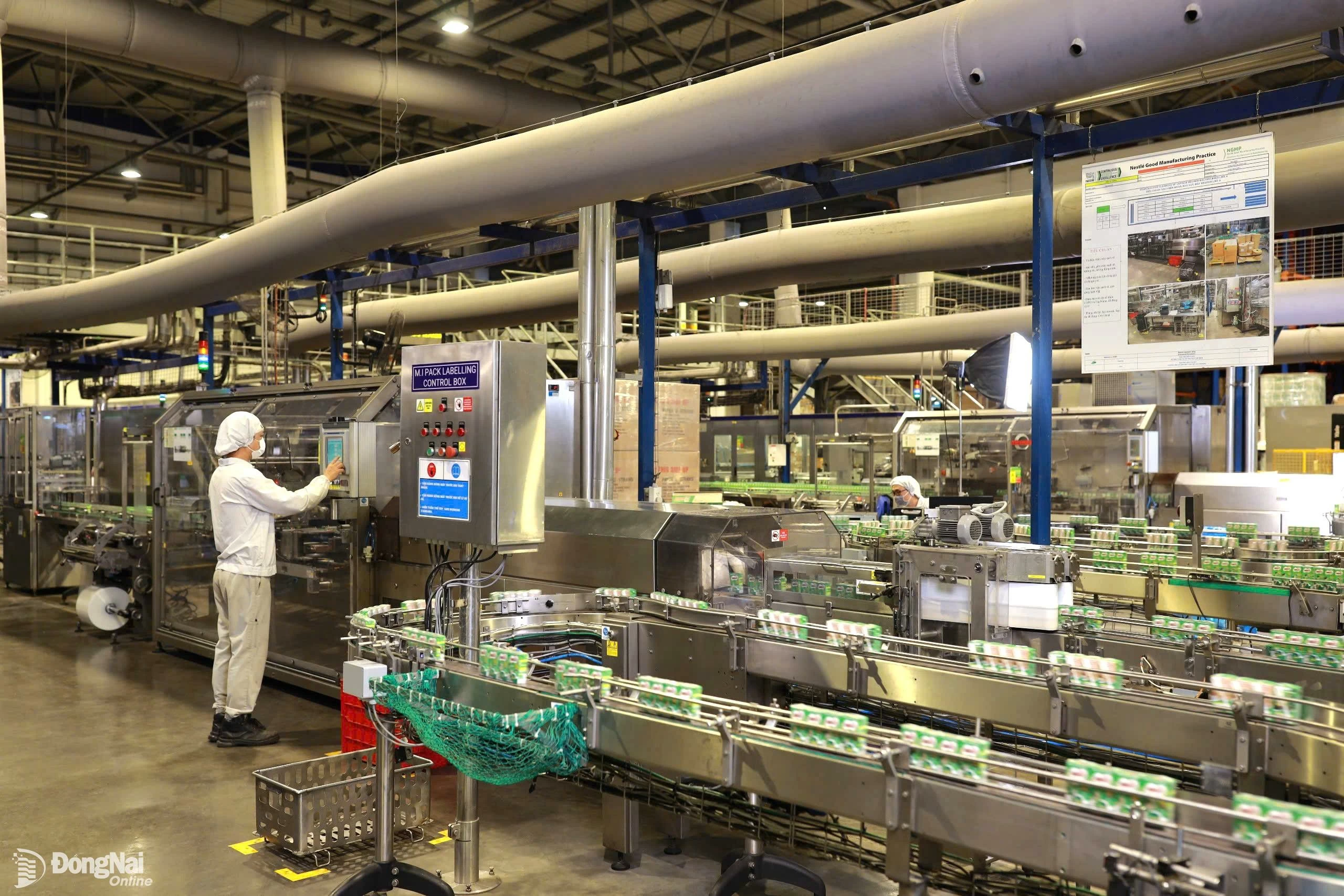 Sản xuất sữa Nestlé Milo tại Công ty TNHH Nestlé Việt Nam. Ảnh: CTCC