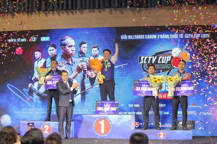 Bao Phương Vinh vô địch billiards SCTV Cup 2025, nhận nửa tỉ tiền thưởng - Ảnh 5.