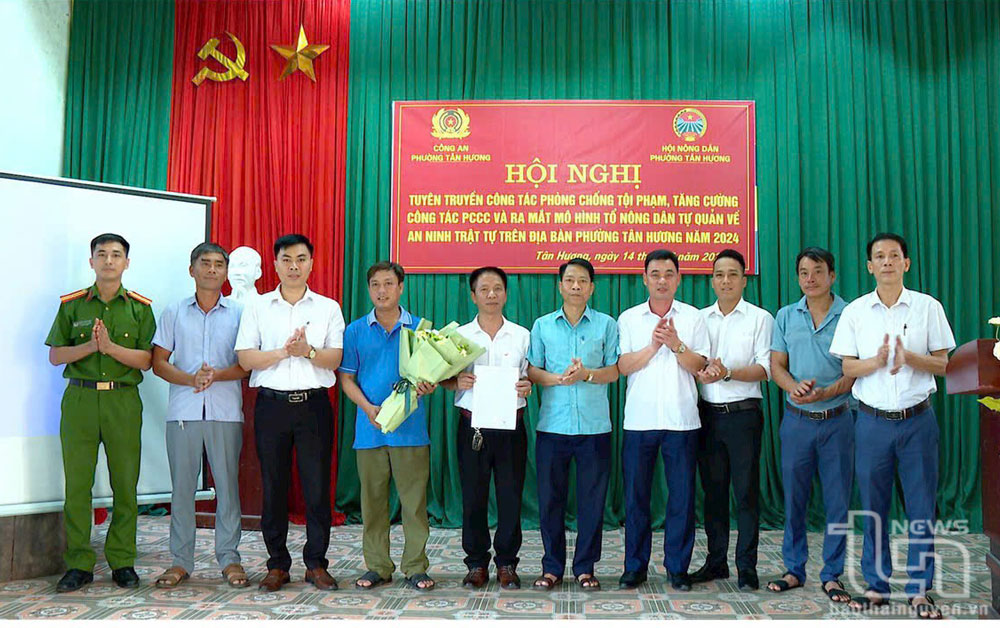 Các mô hình “Nông dân tự quản an ninh trật tự” được thành lập tại các xã, phường nhằm góp phần vận động cán bộ, hội viên và người dân nâng cao ý thức tự giác chấp hành pháp luật.