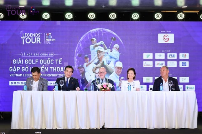 60 huyền thoại golf thế giới tranh tài tại Vietnam Legends Championship 2025 ảnh 1