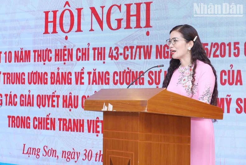 Lạng Sơn: Chung tay xoa dịu nỗi đau da cam ảnh 1
