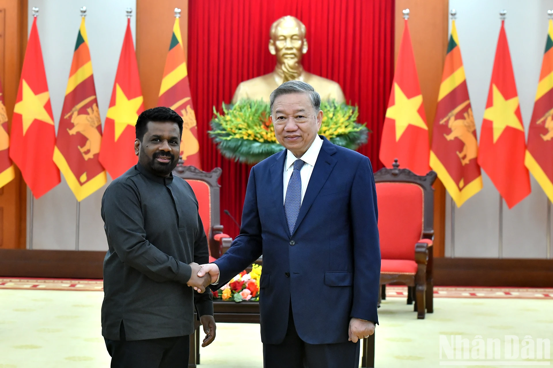 [Ảnh] Tổng Bí thư Tô Lâm tiếp Tổng thống Sri Lanka Anura Kumara Dissanayaka ảnh 8