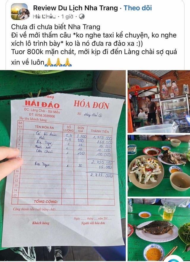 Vụ cá bò hòm 3,5 triệu đồng/kg ở Nha Trang: Chủ bè kinh doanh "chui" dịch vụ ăn uống - Ảnh 1.