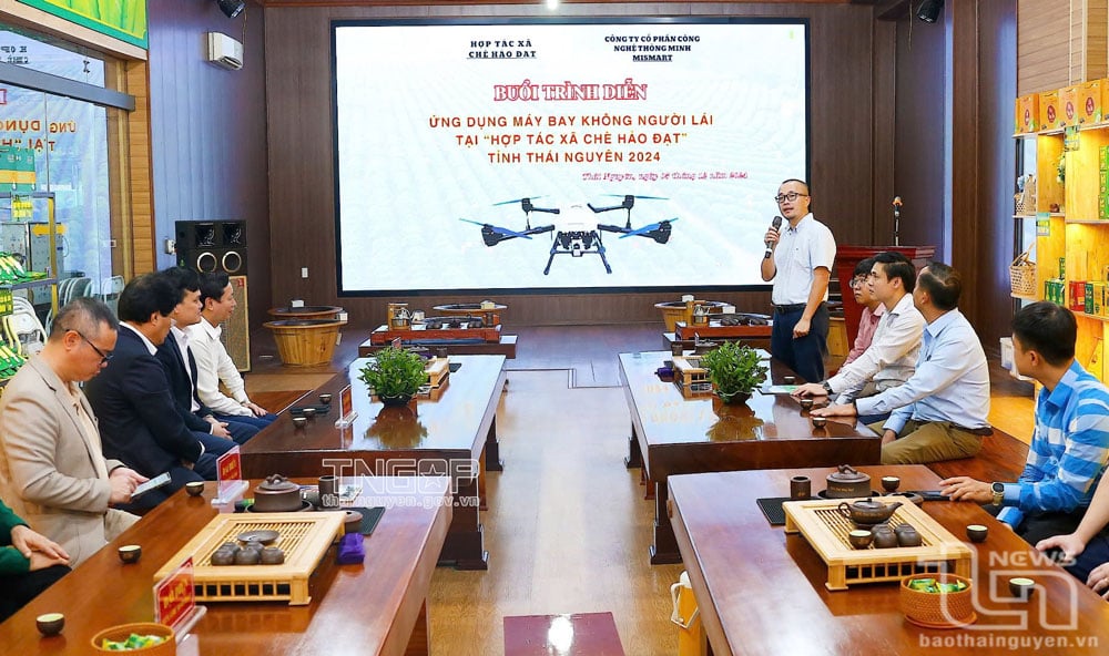 ថៃ ង្វៀន ទាក់ទាញគម្រោងផលិត UAV និងការអភិវឌ្ឍន៍សេដ្ឋកិច្ចនៅរយៈកម្ពស់ទាប