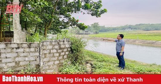 Xâm chiếm hành lang bảo vệ kênh chính hệ thống thủy lợi Cửa Đạt