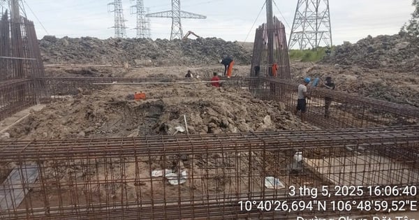 Die Bauarbeiten am 220-kV-Kraftwerk Nhon Trach 3 – Zweigstrecke My Xuan – Cat Lai werden fortgesetzt.