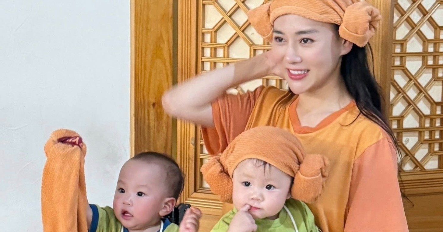 Hoa Minzy ស្អាត​ក្នុង​ឈុត​ជាតិ ភួង អាញ់ ទៅ​សូណា​ជាមួយ​កូន​២​នាក់