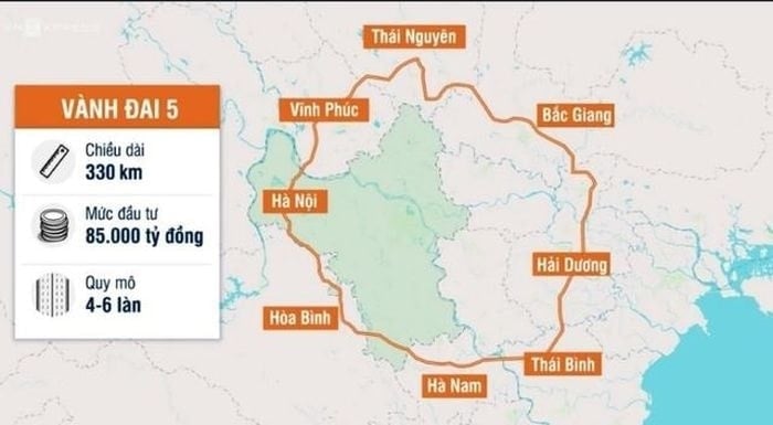 Đường vành đai 5 vùng Thủ đô qua Hải Dương mở rộng không gian phát triển