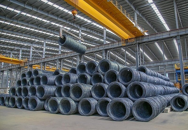 Giá thép hôm nay 55 Giảm trên sàn giao dịch