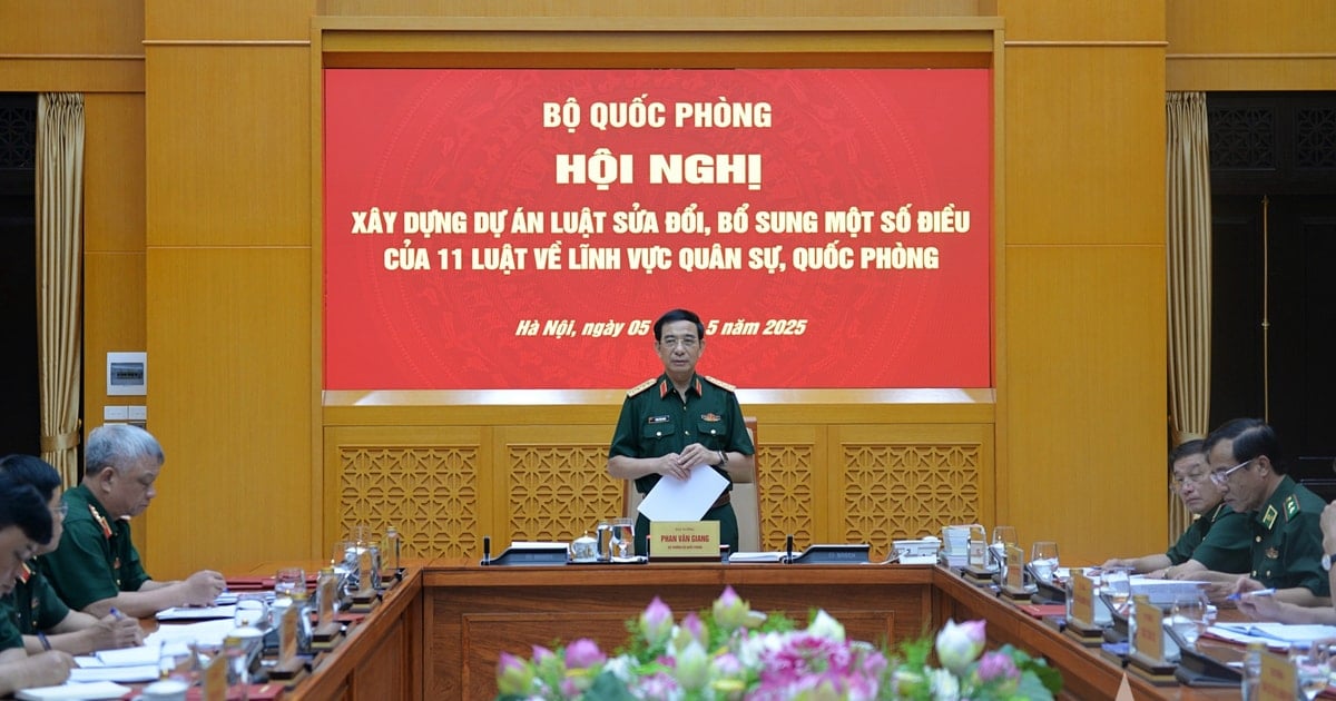 Đại tướng Phan Văn Giang chủ trì Hội nghị xây dựng dự án...