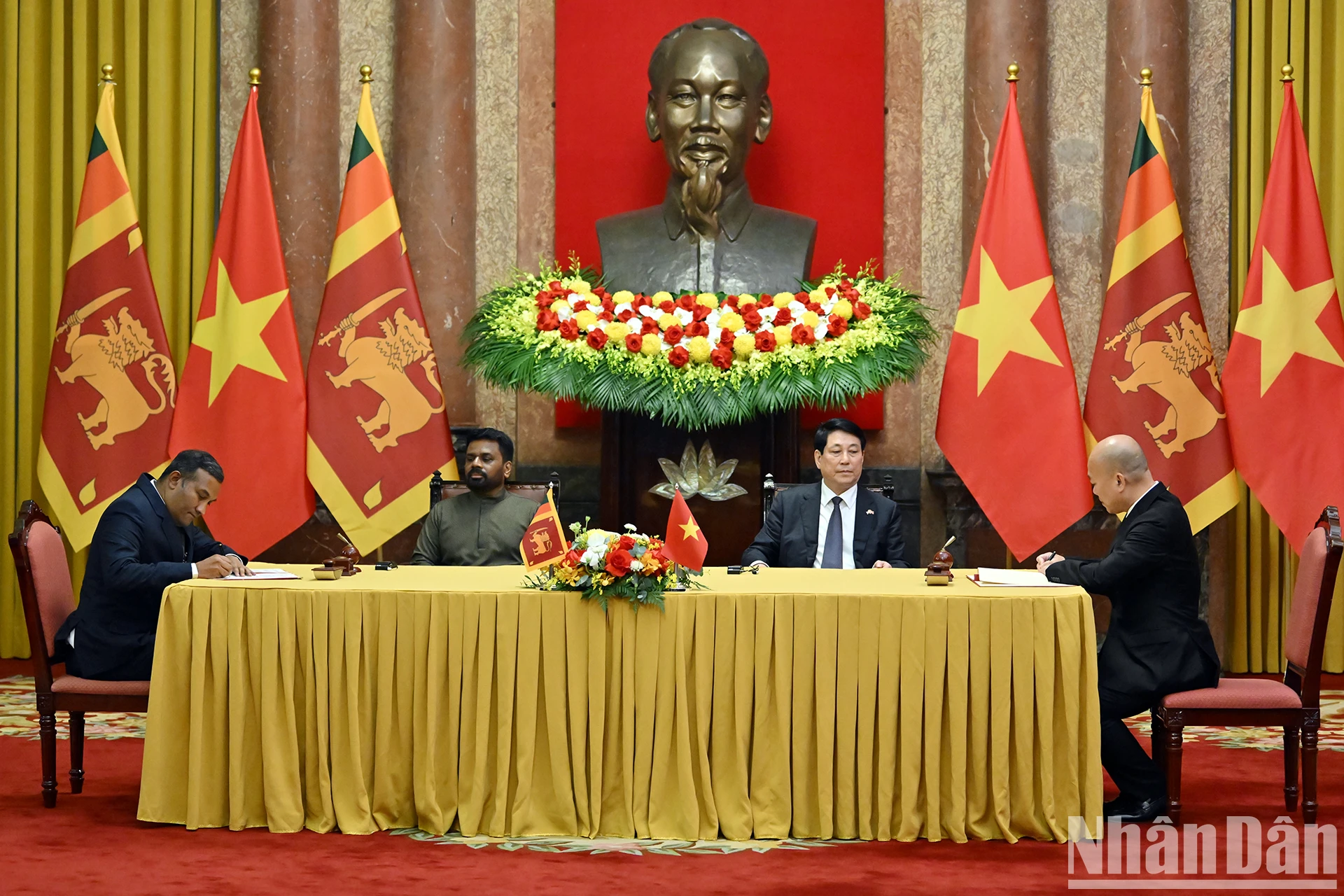 [រូបថត] វៀតណាម និងស្រីលង្កាចុះហត្ថលេខាលើកិច្ចព្រមព្រៀងសហប្រតិបត្តិការលើវិស័យសំខាន់ៗជាច្រើន រូបថត ៣